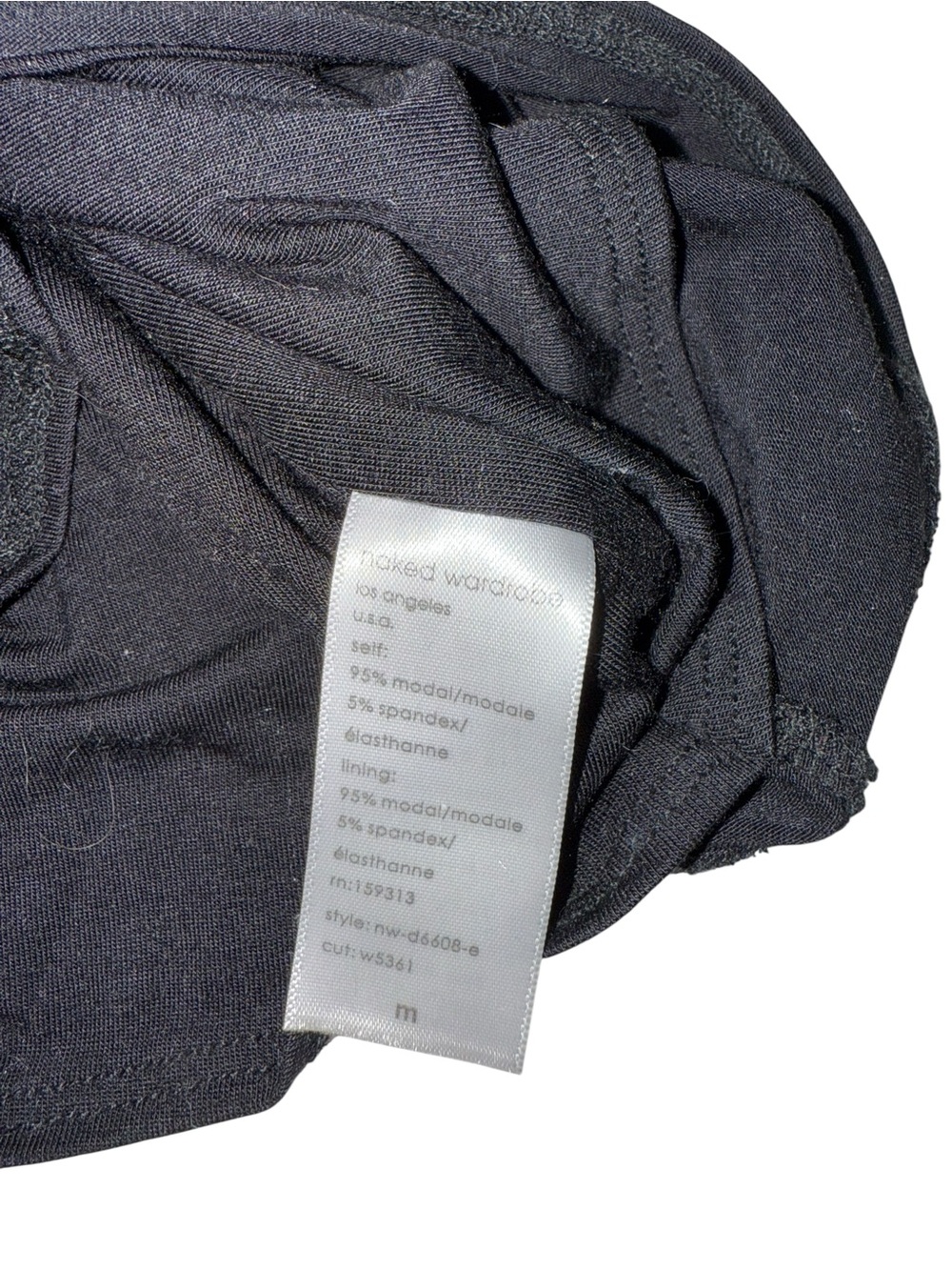 naked wardrobe Black MODAL OPEN BACK DOME MAXI DRESS Medium - Picture 11 of 11